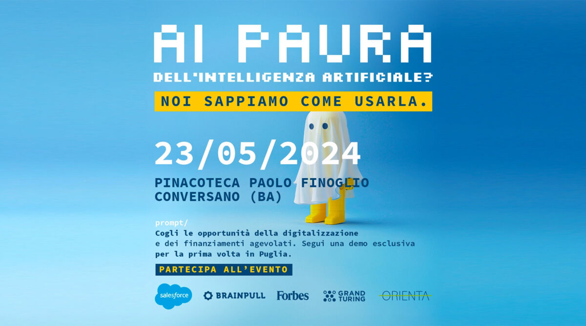 Salesforce e Brainpull arrivano in Puglia con un evento sull’intelligenza artificiale