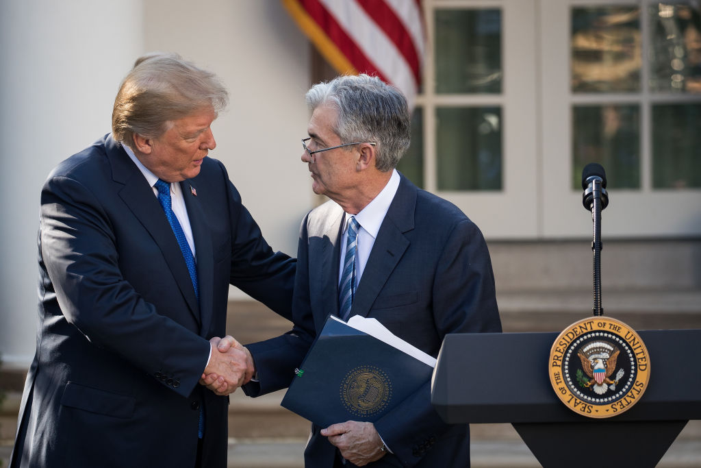 Donald Trump Jerome Powell