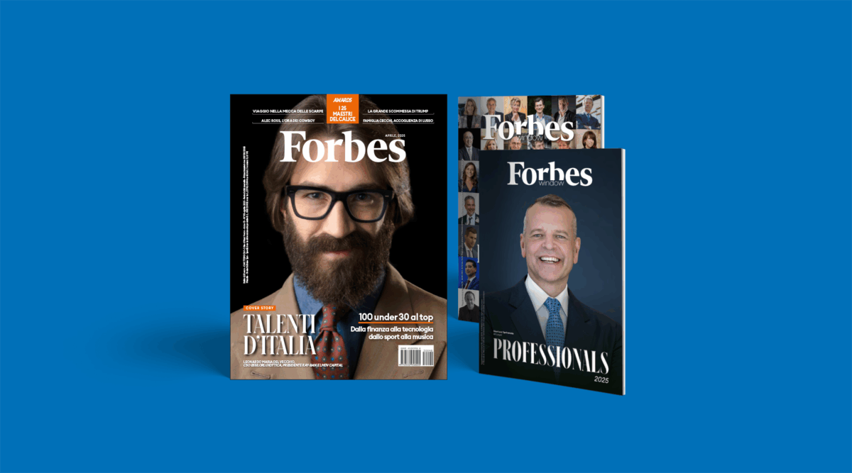 Forbes di aprile in edicola con l’allegato Professionals e Imprese di Pace