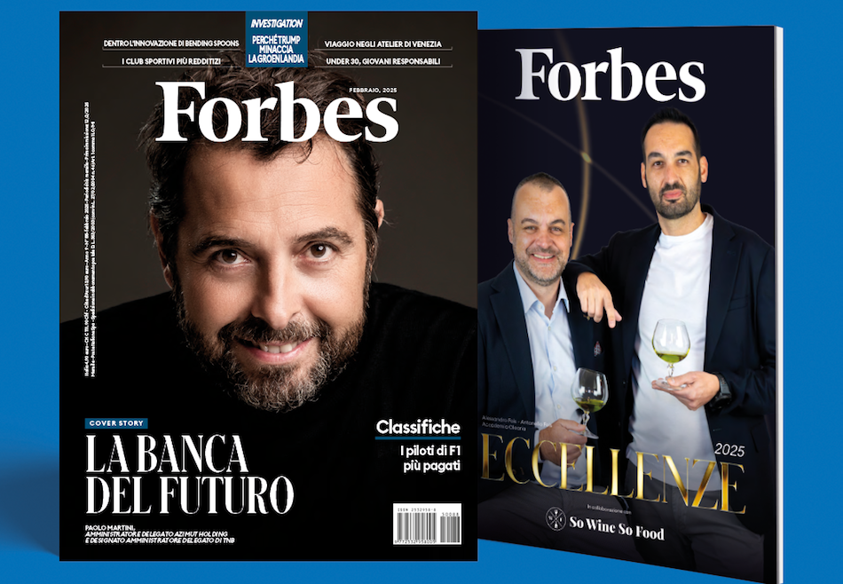 Forbes di febbraio in edicola con l’allegato delle 100 Eccellenze