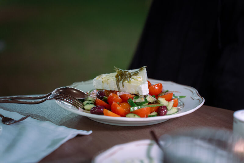 Un piatto al ristorante Zorba