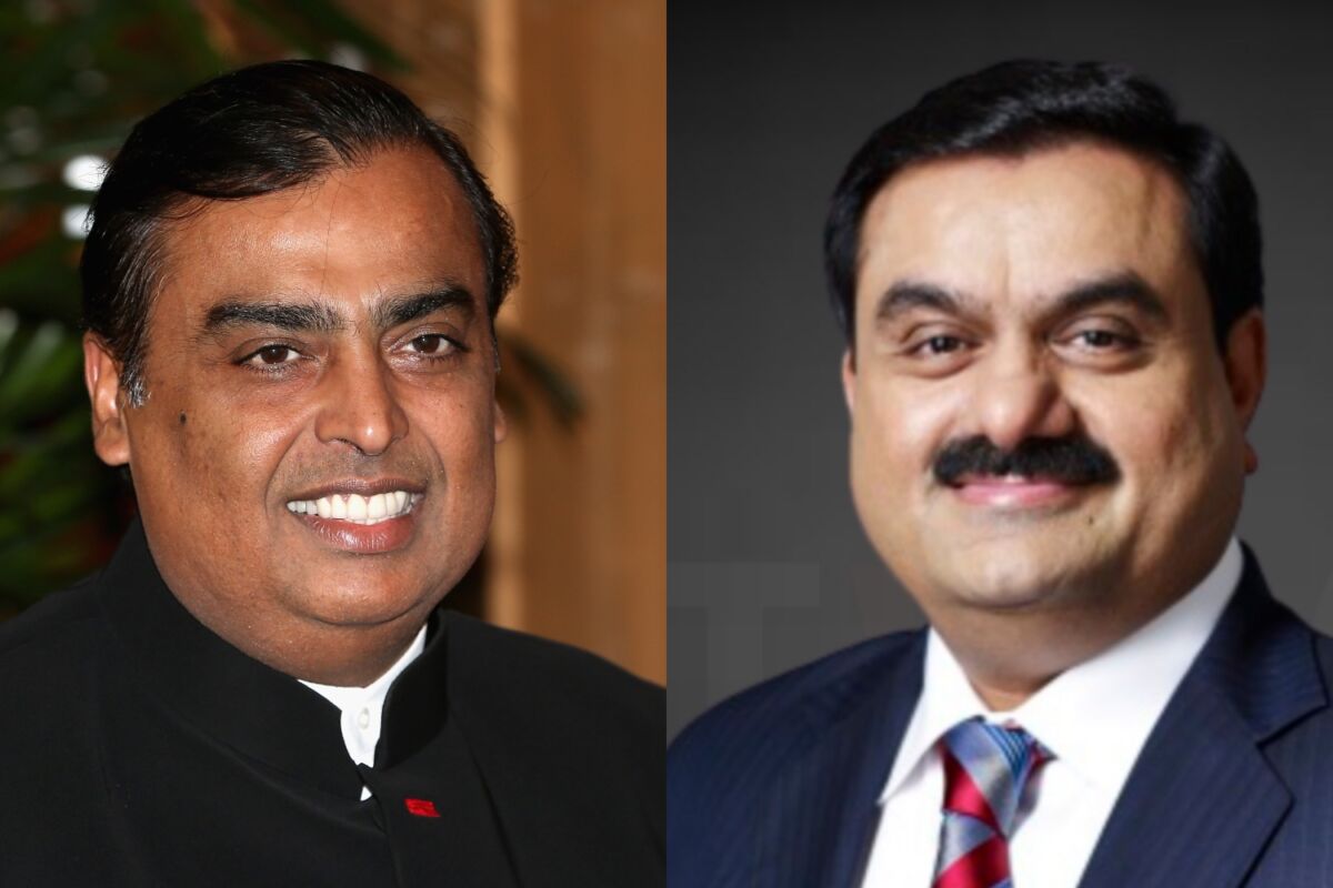 Mukesh Ambani Gautam Adani
