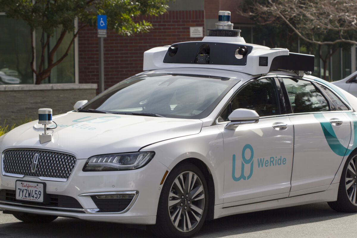 La startup cinese di guida autonoma WeRide