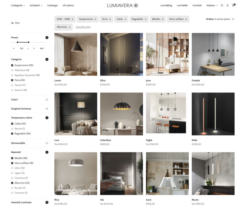 Il sito di Lumiavera