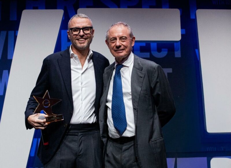 Roberto Fantauzzi con Adolfo Urso