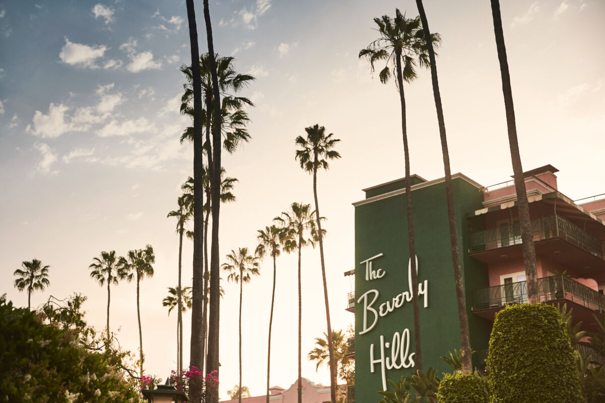 Oscar - The Beverly Hills Hotel - Exterior - hotel facade- Dorchester Collection