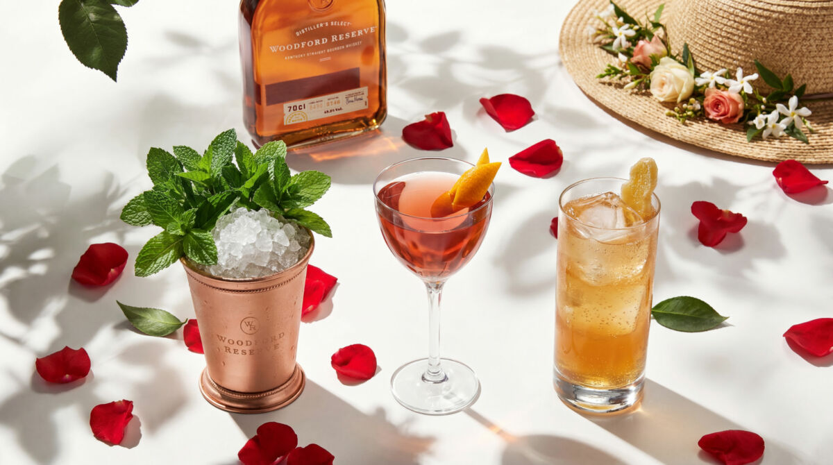 Woodford Reserve presenta tre nuovi cocktail floreali per gustare il bourbon in primavera